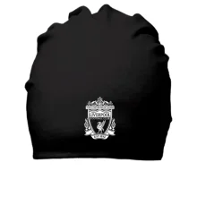 Хлопковая шапка с белой эмблемой Liverpool