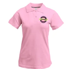 Женская футболка-поло с надписью "Умница красавица Соломия"