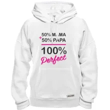 Толстовка 50% мама + 50% папа