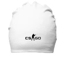 Хлопковая шапка с логотипом CS GO и бойцом