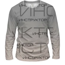 Чоловічий 3D лонгслів для інструктора