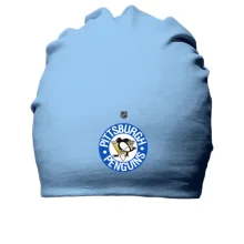 Хлопковая шапка Pittsburgh Penguins с эмблемой в синем круге