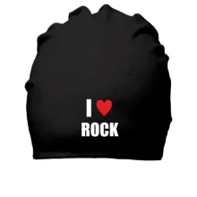 Хлопковая шапка I love Rock