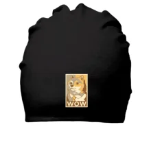 Хлопковая шапка wow doge