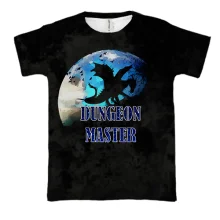 3D футболка Dungeon Master с драконом