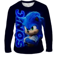 Чоловічий 3D лонгслів SONIC (2)