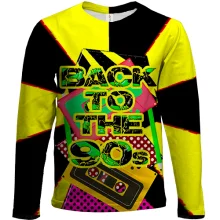 Детский 3D лонгслив Back to the 90