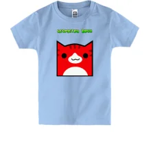 Детская футболка GEOMETRY DASH CAT SKIN