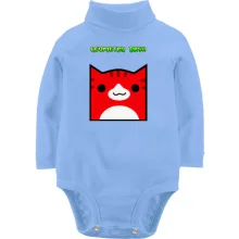 Детское боди с длинным рукавом GEOMETRY DASH CAT SKIN