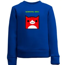 Детский свитшот GEOMETRY DASH CAT SKIN