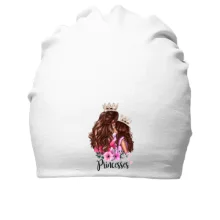 Бавовняна шапка Мама з донькою "Princesses"