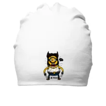 Хлопковая шапка c миньоном-росомахой (x-minion)