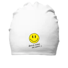 Комбинированный детский лонгслив Smile Make me happy Комбинированный детский лонгслив Smile Make me happy