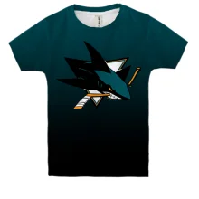 Детская 3D футболка San Jose Sharks