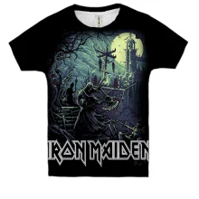 Детская 3D футболка Iron Maiden - Halloween