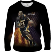 Мужской 3D лонгслив Kobe Bryant