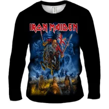 Мужской 3D лонгслив Iron Maiden (2)