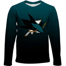 Дитячий 3D лонгслів San Jose Sharks