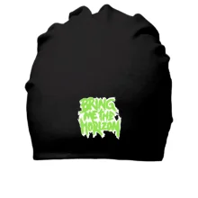 Хлопковая шапка Bring me the horizon logo green