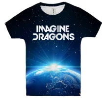 Детская 3D футболка Imagine Dragons WORLD