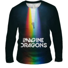 Чоловічий 3D лонгслів Imagine Dragons Evolve