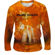 Чоловічий 3D лонгслів Imagine Dragons rise up
