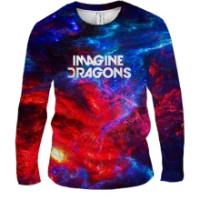 Чоловічий 3D лонгслів Imagine Dragons