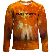 Дитячий 3D лонгслів Imagine Dragons rise up