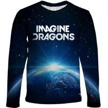 Детский 3D лонгслив Imagine Dragons WORLD