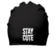 Хлопковая шапка stay cute