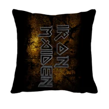 3D подушка Iron Maiden на ржавом фоне