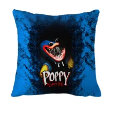 3D подушка Poppy Playtime с Хагги Вагги и синими брызгами