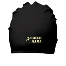 Хлопковая шапка Gold мама
