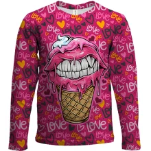 Дитячий 3D лонгслів Love ice cream