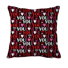 3D подушка I love you pattern