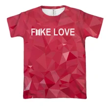 3D футболка Fake love BTS