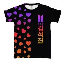 3D футболка Hearts BTS
