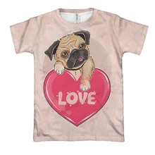 3D футболка Love dog