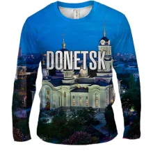 Мужской 3D лонгслив Donetsk