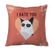 3D подушка I hate you cat
