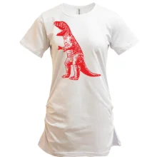 Подовжена футболка Шелдона Dino light