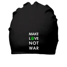 Хлопковая шапка "Make Love, Not War"