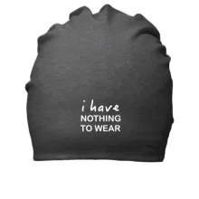 Хлопковая шапка Nothing to wear