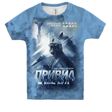 Детская 3D футболка Призрак Киева