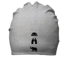 Хлопковая шапка ICONSPEAK the safari story