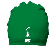 Хлопковая шапка ICONSPEAK the lumberjack story