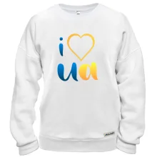 Світшот I love UA