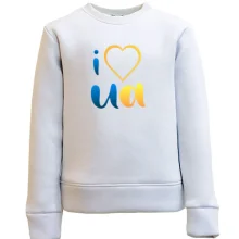 Дитячий світшот I love UA