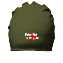 Хлопковая шапка Punk rock is not crime