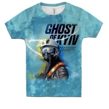 Детская 3D футболка Ghost of Kyiv